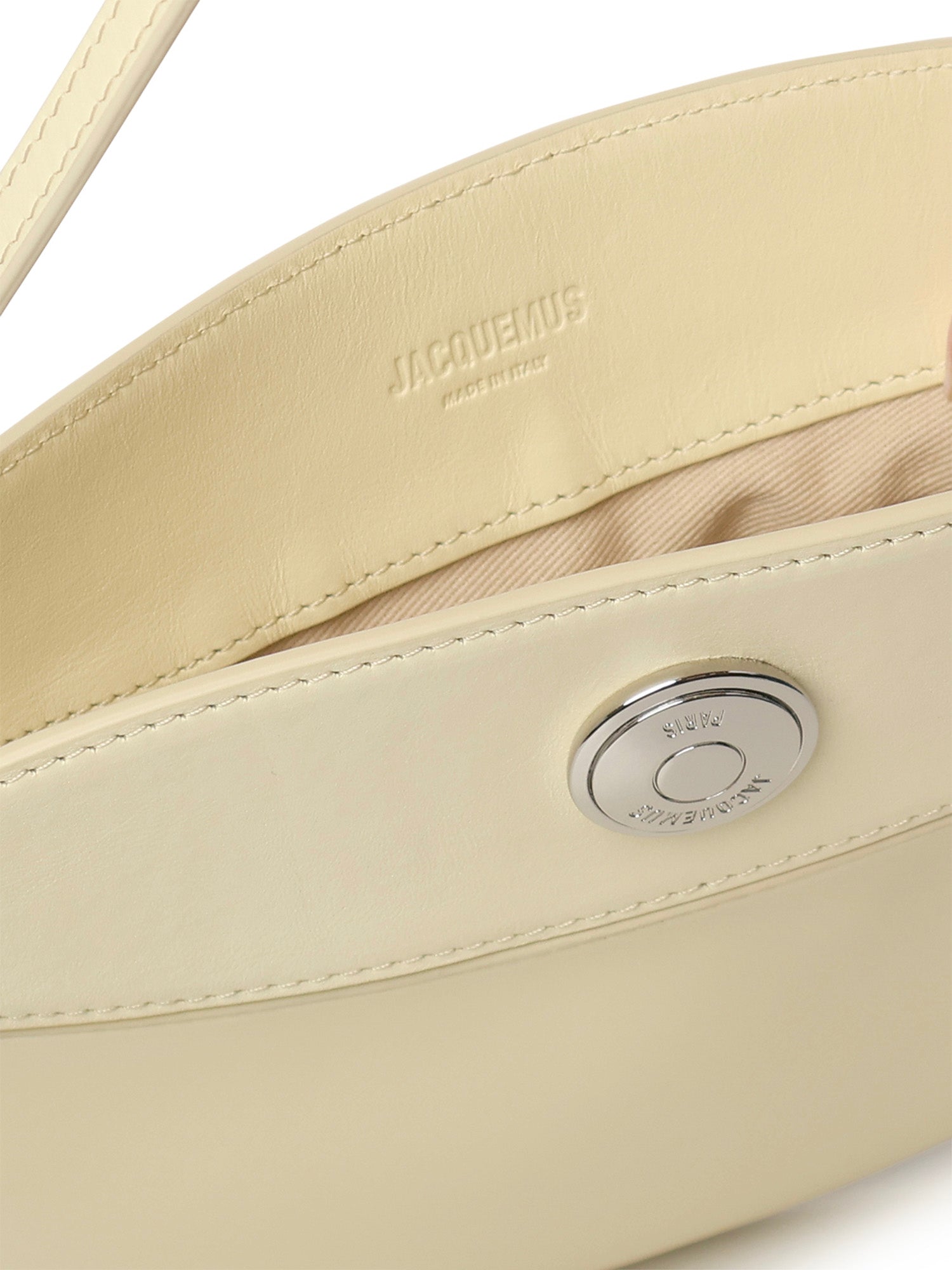 Borsa a spalla "Le Petit Calisso" Rond in pelle 25HBAW00444AC18A08 220 JACQUEMUS 
