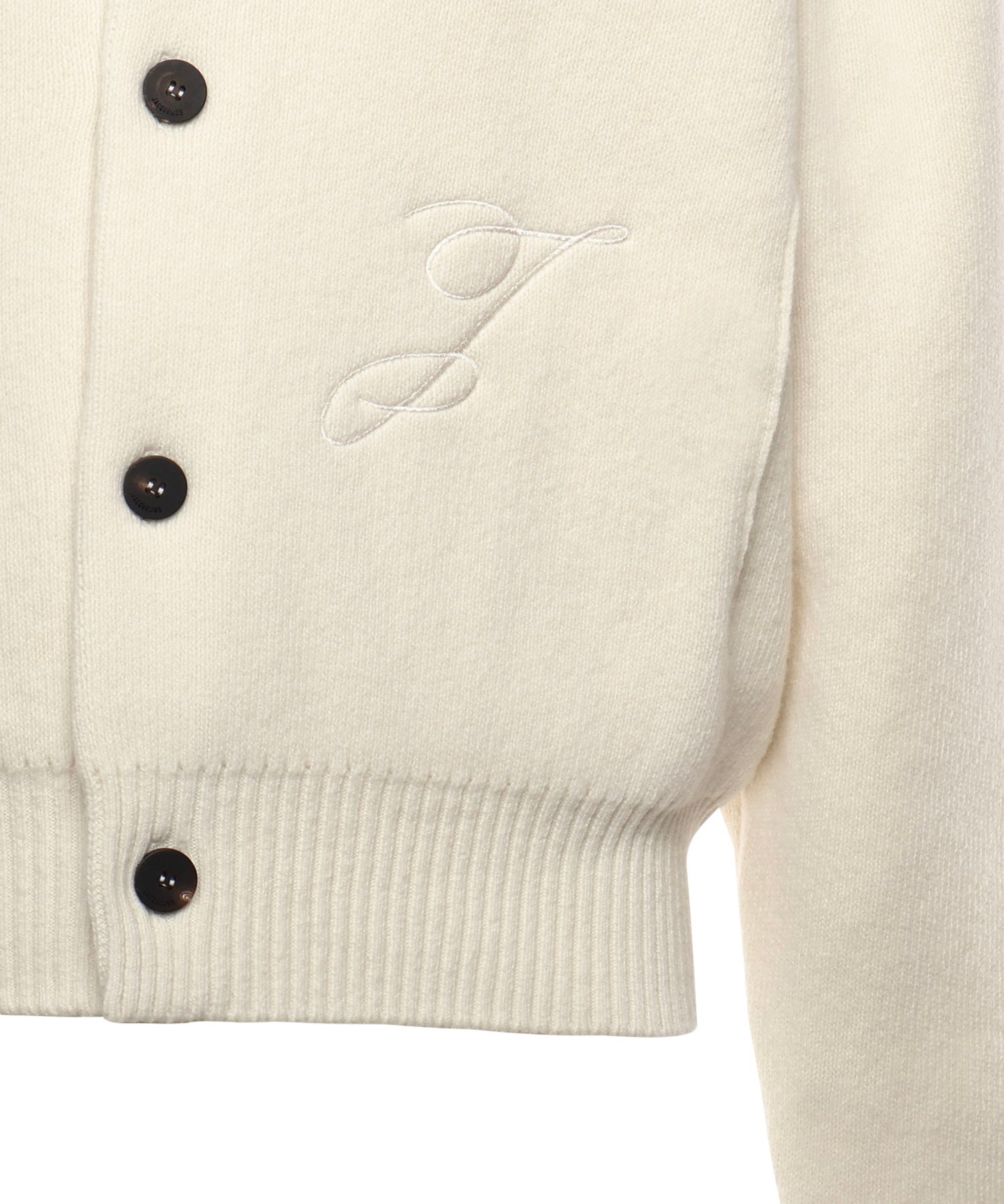 Cardigan "Le Cardigan Pallone" in lana vergine e cashmere 25HCDM00567AK00278 110 JACQUEMUS 