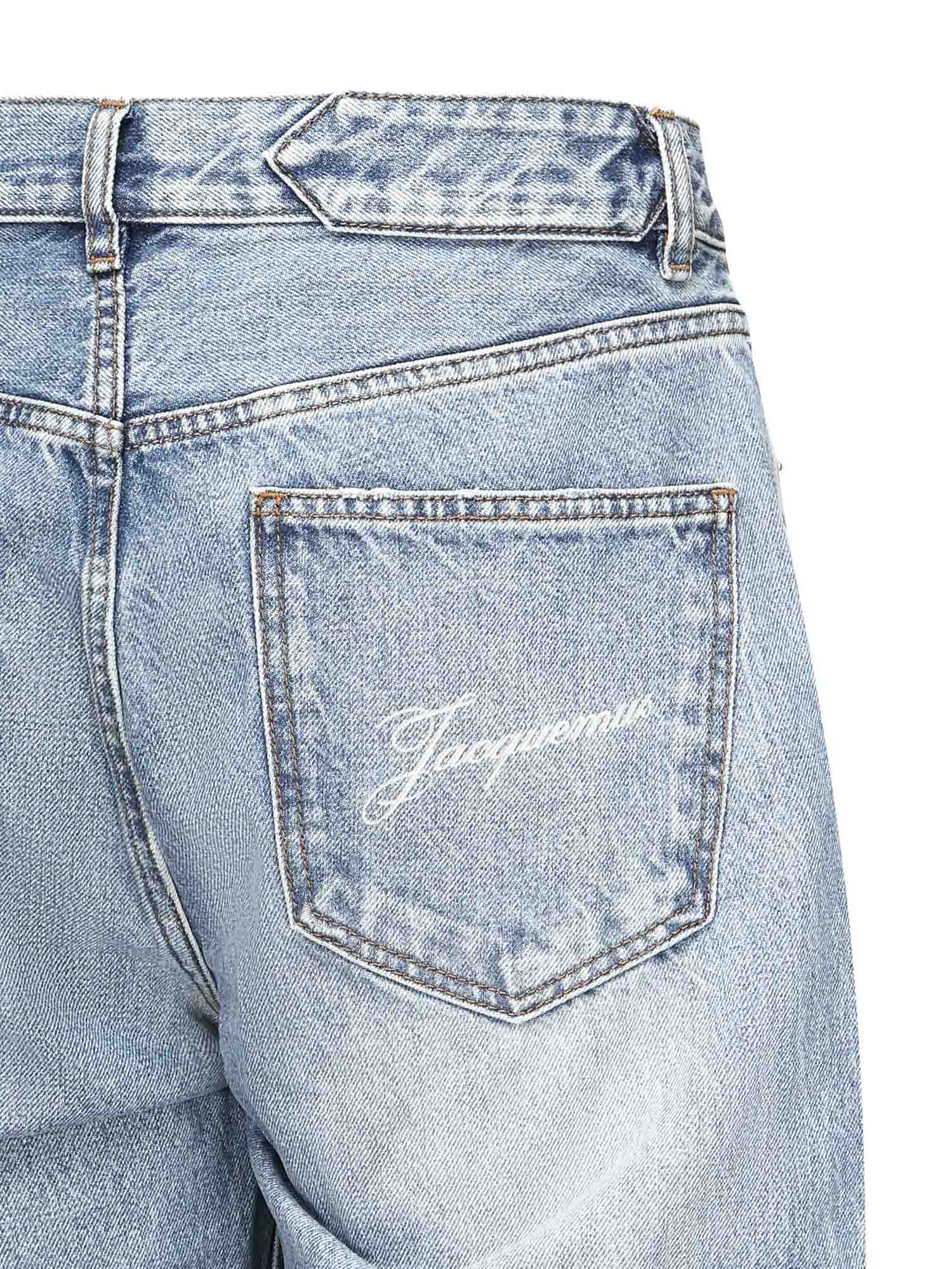 Jeans le de-Nîmes droit in cotone 25HPAM00028AD00038 33C JACQUEMUS 