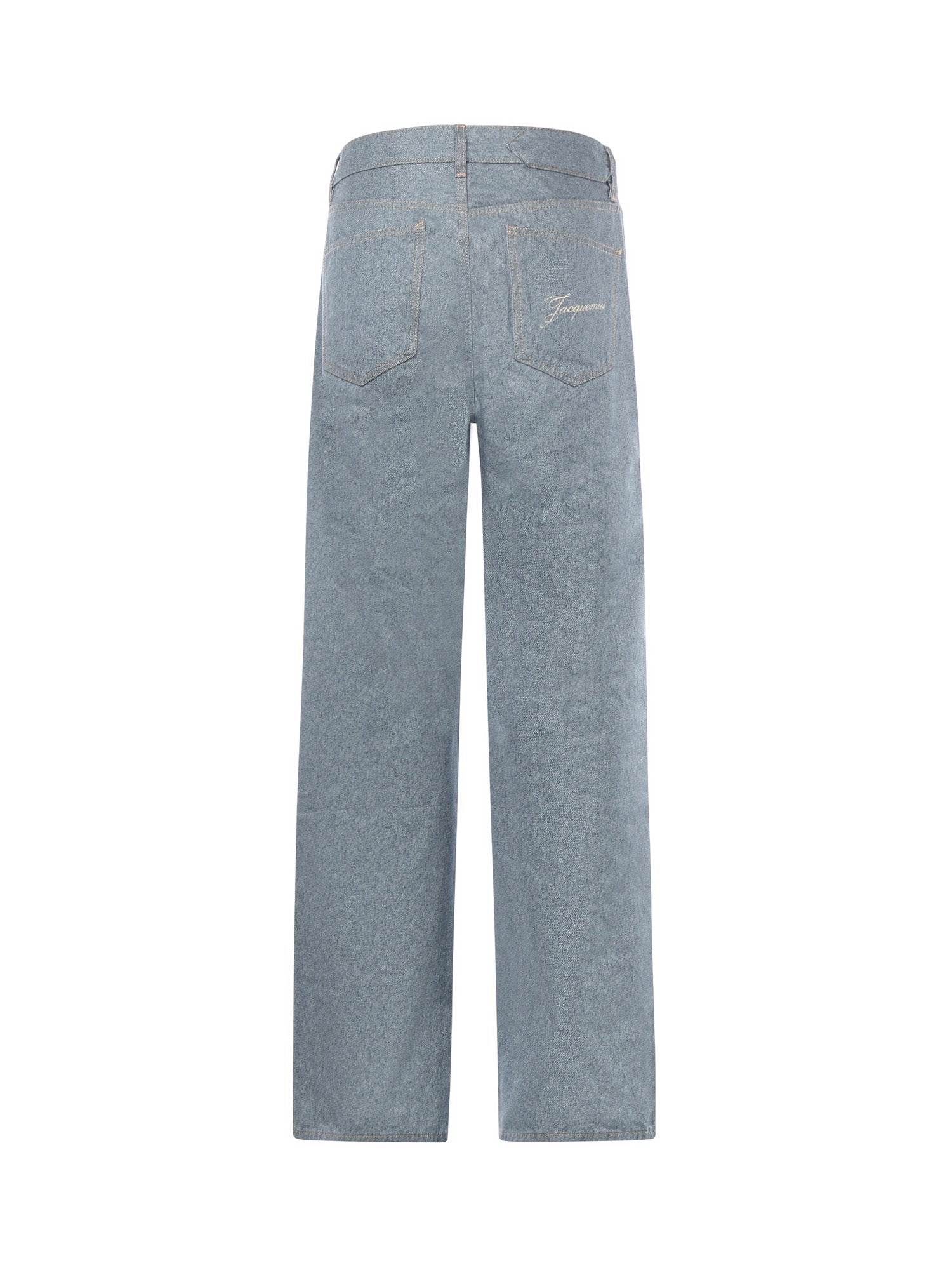 Jeans le de-Nîmes droit in cotone 25HPAM00028AD00042 330 JACQUEMUS 