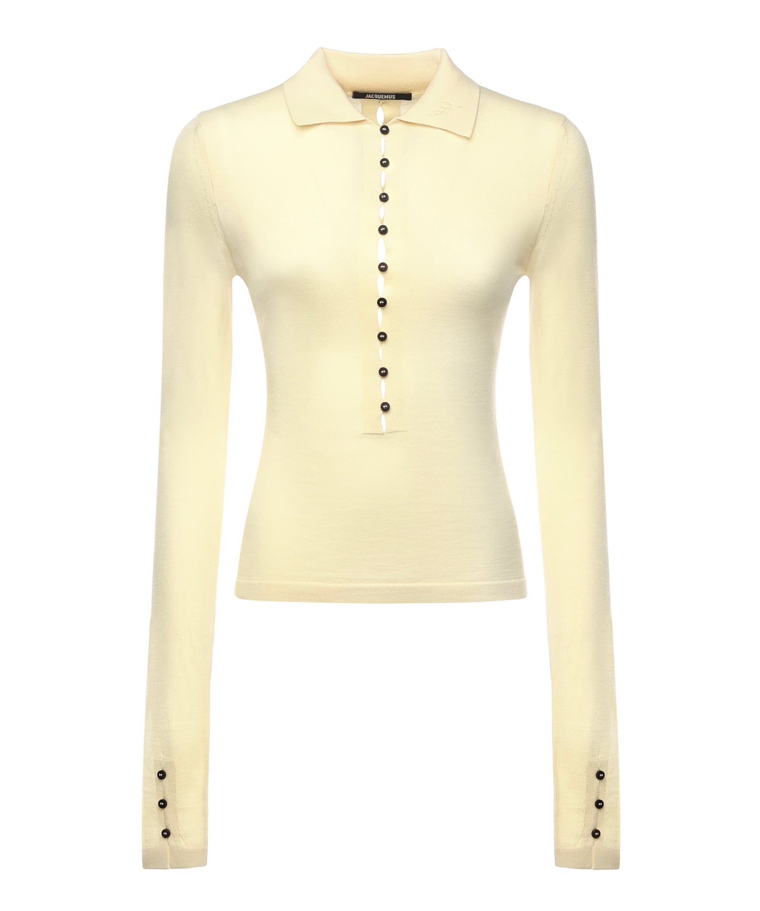 Polo "Le Polo Merino" in misto merino 25HPOW00806AK00145 205 JACQUEMUS 