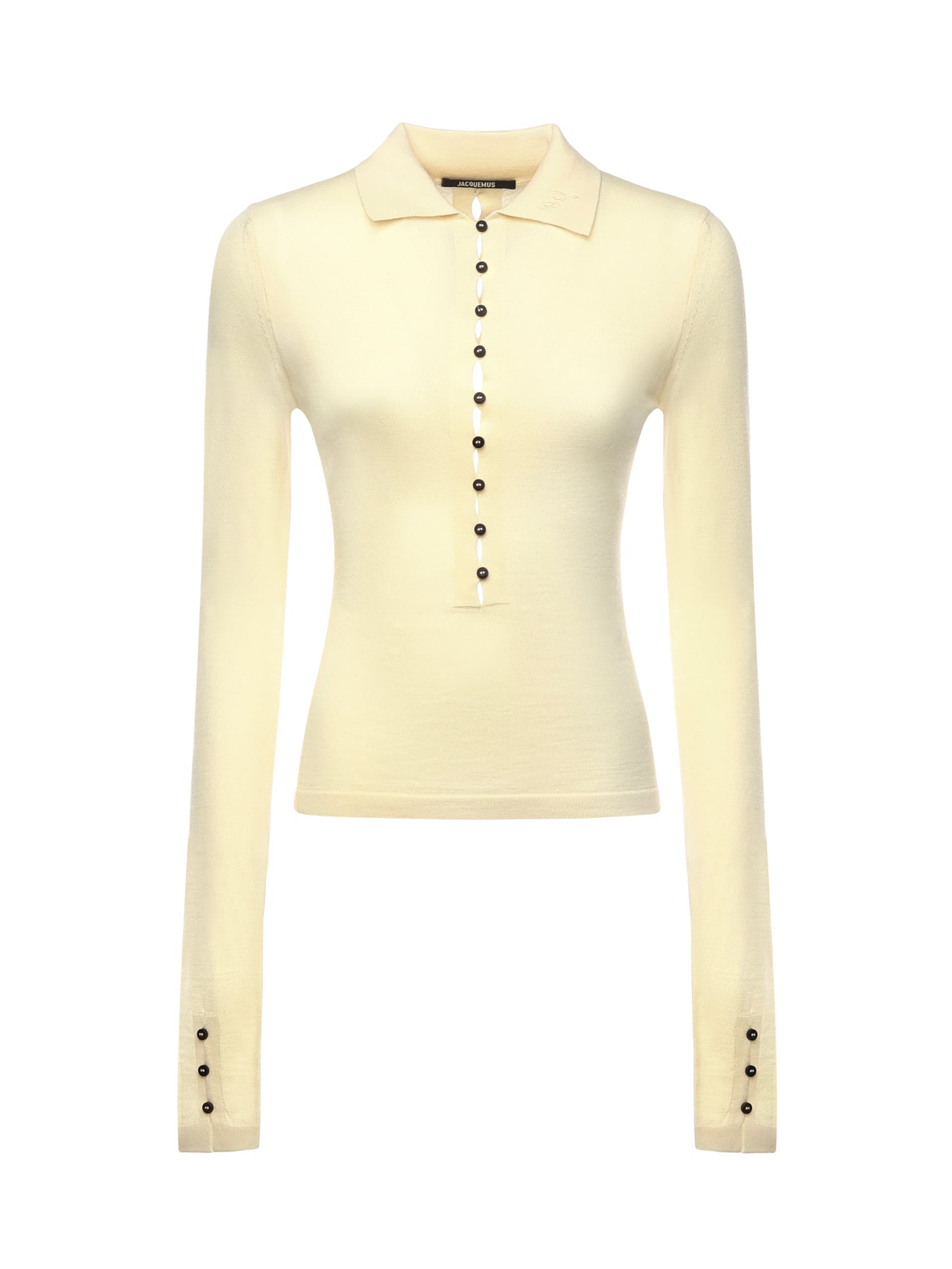 Polo "Le Polo Merino" in misto merino 25HPOW00806AK00145 205 JACQUEMUS 