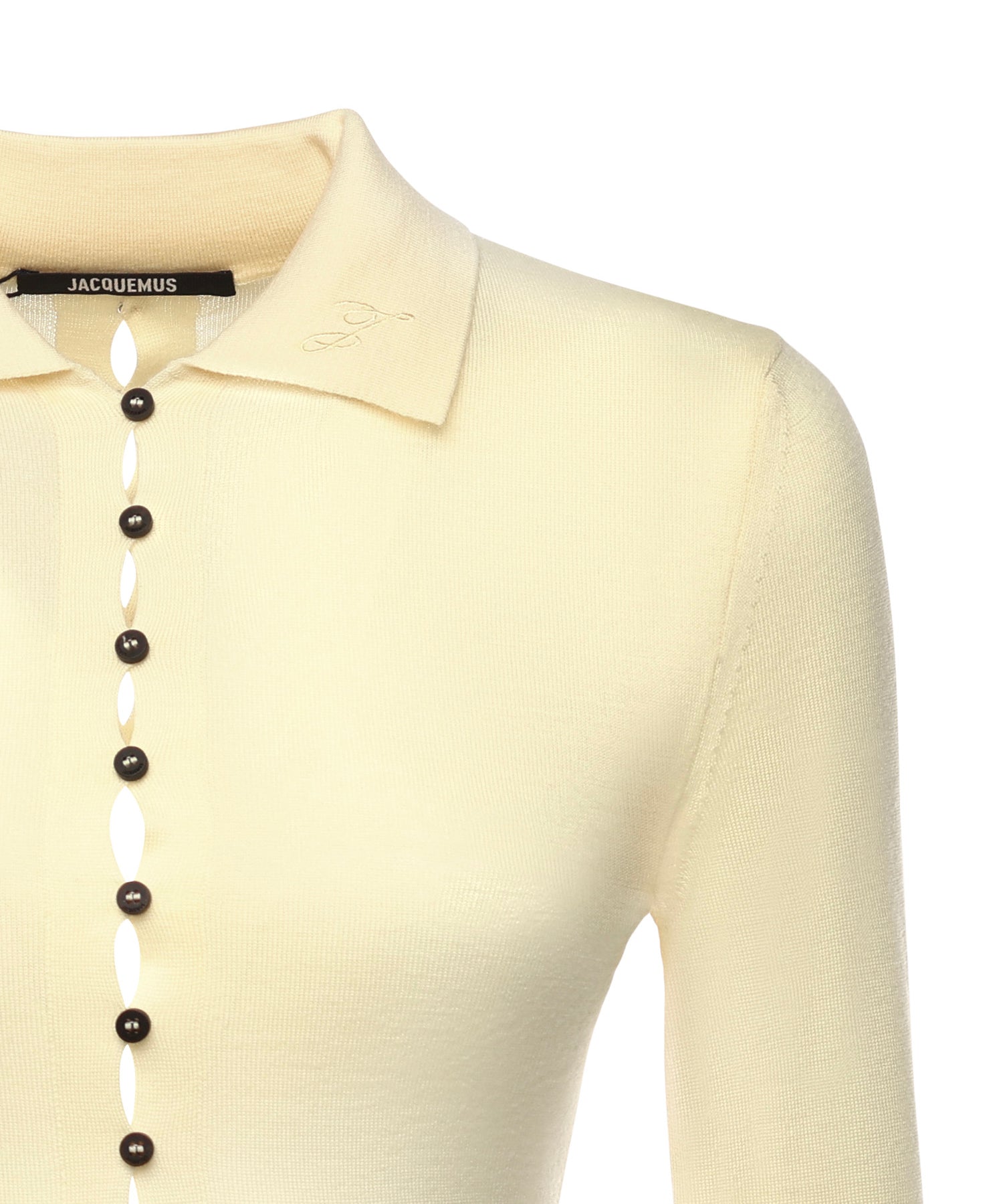 Polo "Le Polo Merino" in misto merino 25HPOW00806AK00145 205 JACQUEMUS 