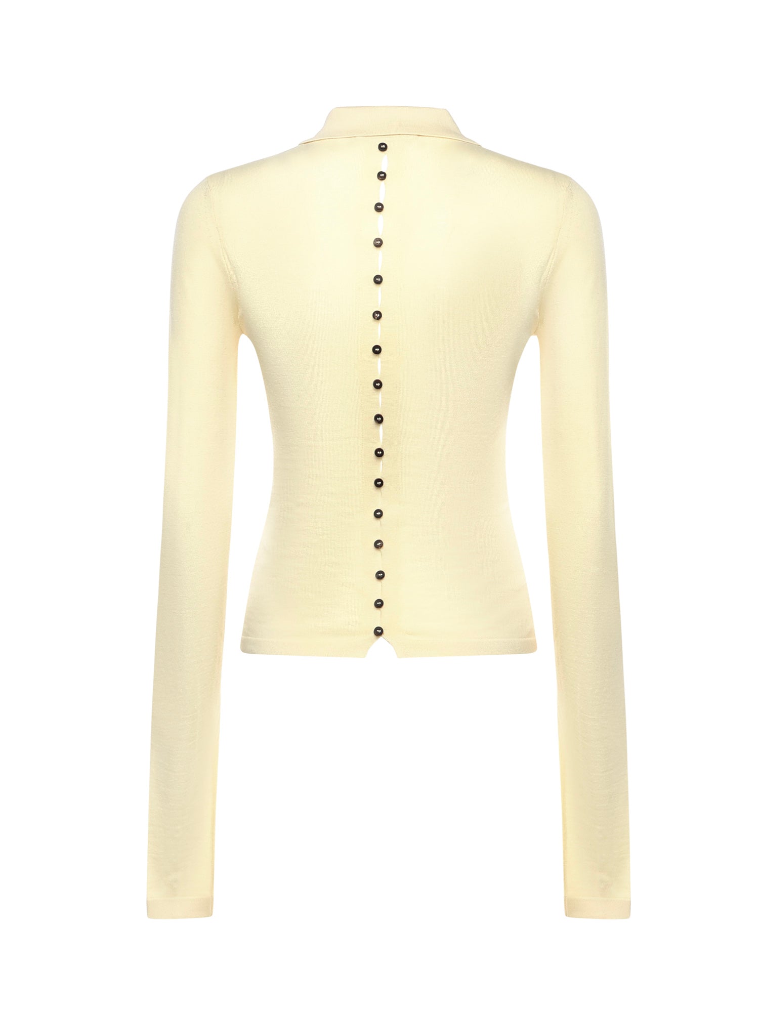 Polo "Le Polo Merino" in misto merino 25HPOW00806AK00145 205 JACQUEMUS 