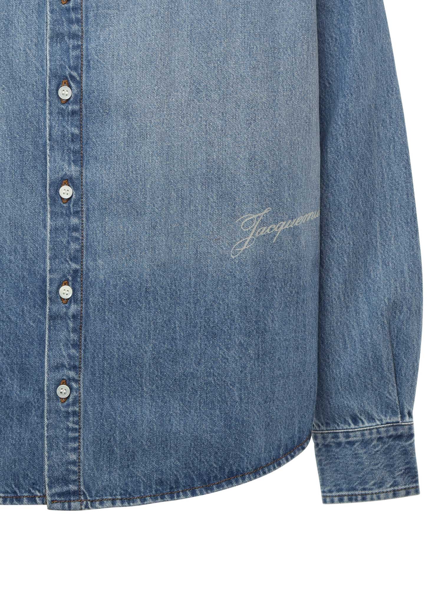 Camicia "La chemise de-Nîmes Simon" in denim 25HSHM00545AD00017 33C JACQUEMUS 