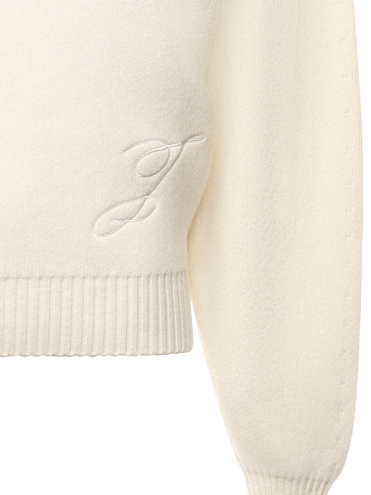 Maglia "La Maille Pallone" in lana e cashmere 25HSWW00624AK00278 110 JACQUEMUS 