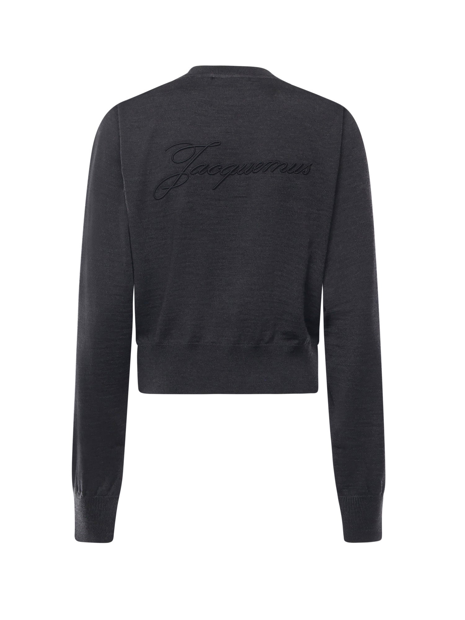 Maglione con logo ricamato 25HSWW00632AK00299 970 JACQUEMUS 