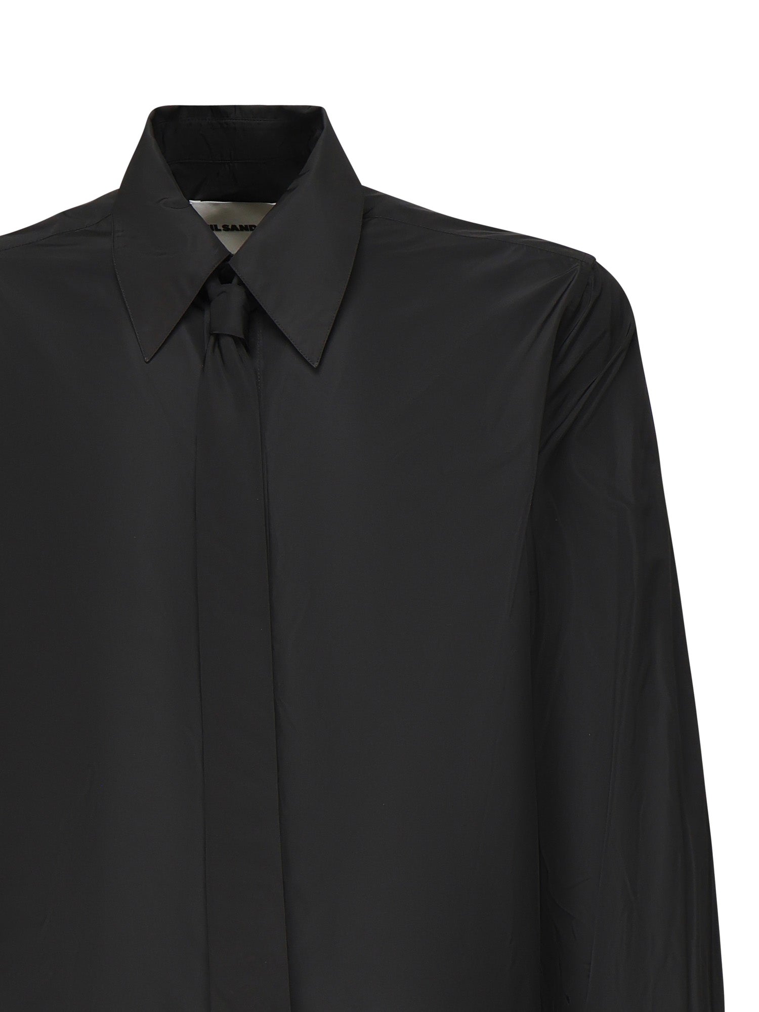 Camicia con cravatta in taffetà J22DL0321 J70005001 JIL SANDER 