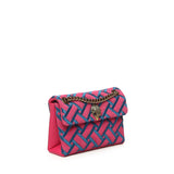 Borsa Kensington in pelle e suede<BR/> 5017657219  KURT GEIGER 