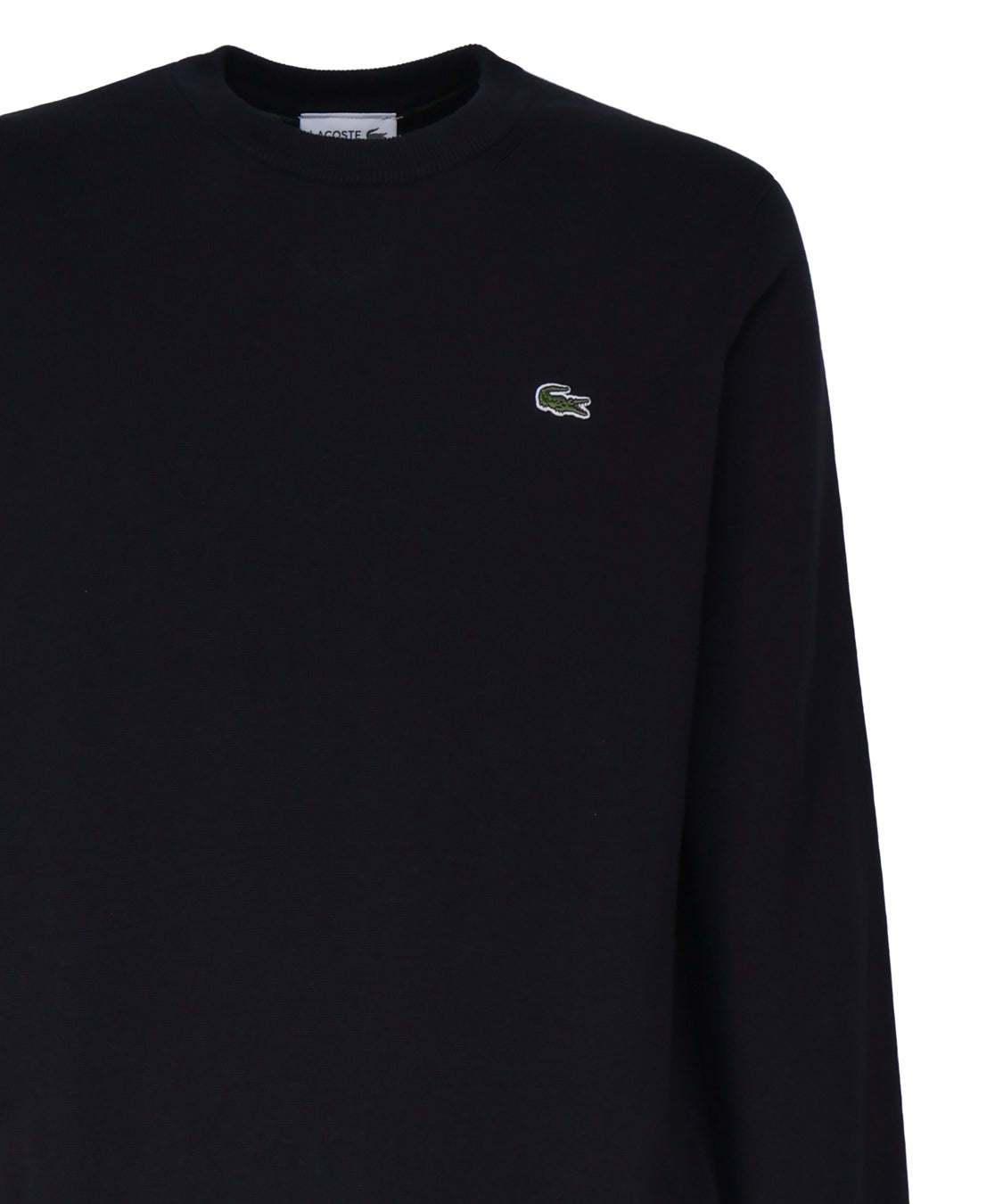 Maglioncino in misto cotone con logo AH0128 166 LACOSTE 