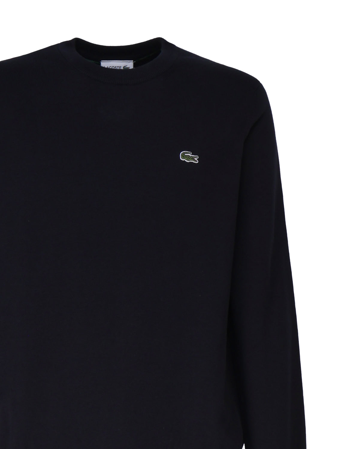 Maglioncino in misto cotone con logo AH0128 166 LACOSTE 