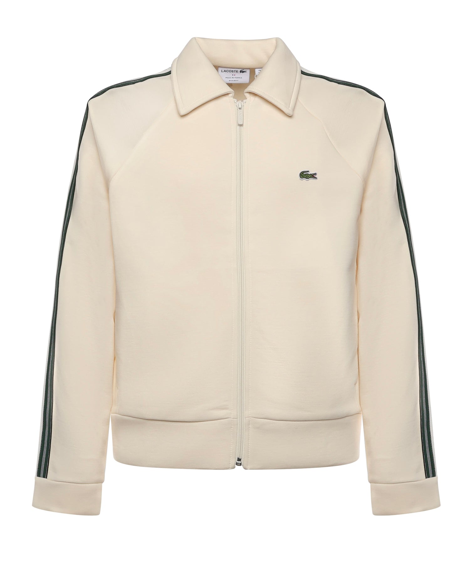 Felpa con zip e logo SH5927 XFJ LACOSTE 