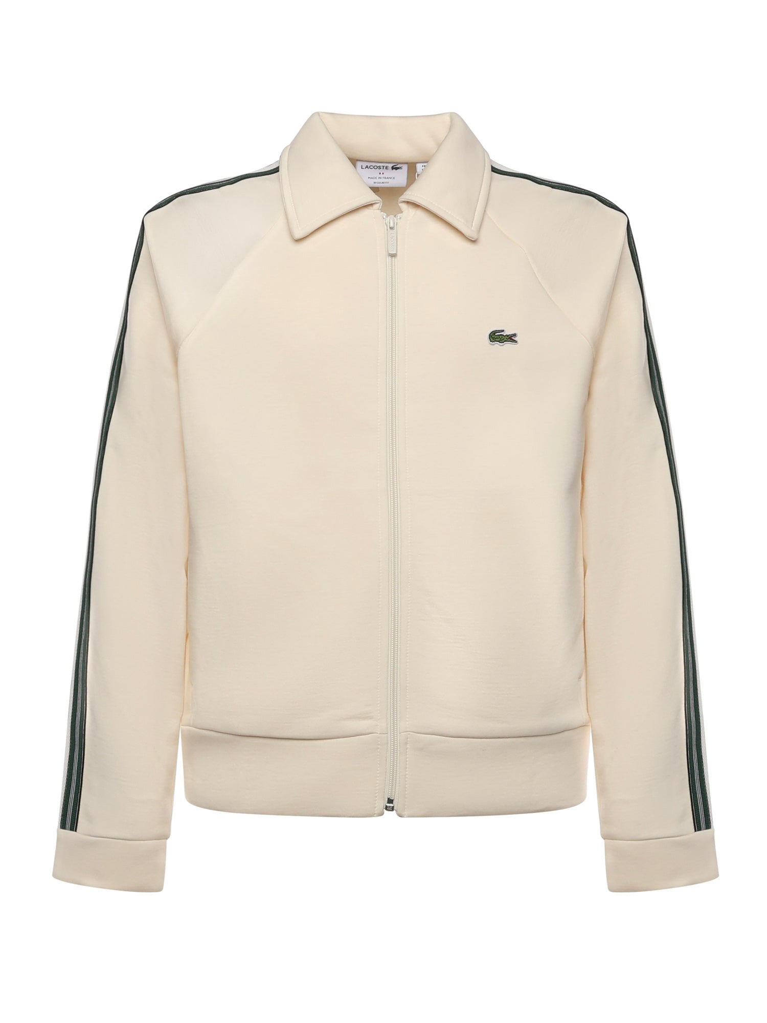 Felpa con zip e logo SH5927 XFJ LACOSTE 
