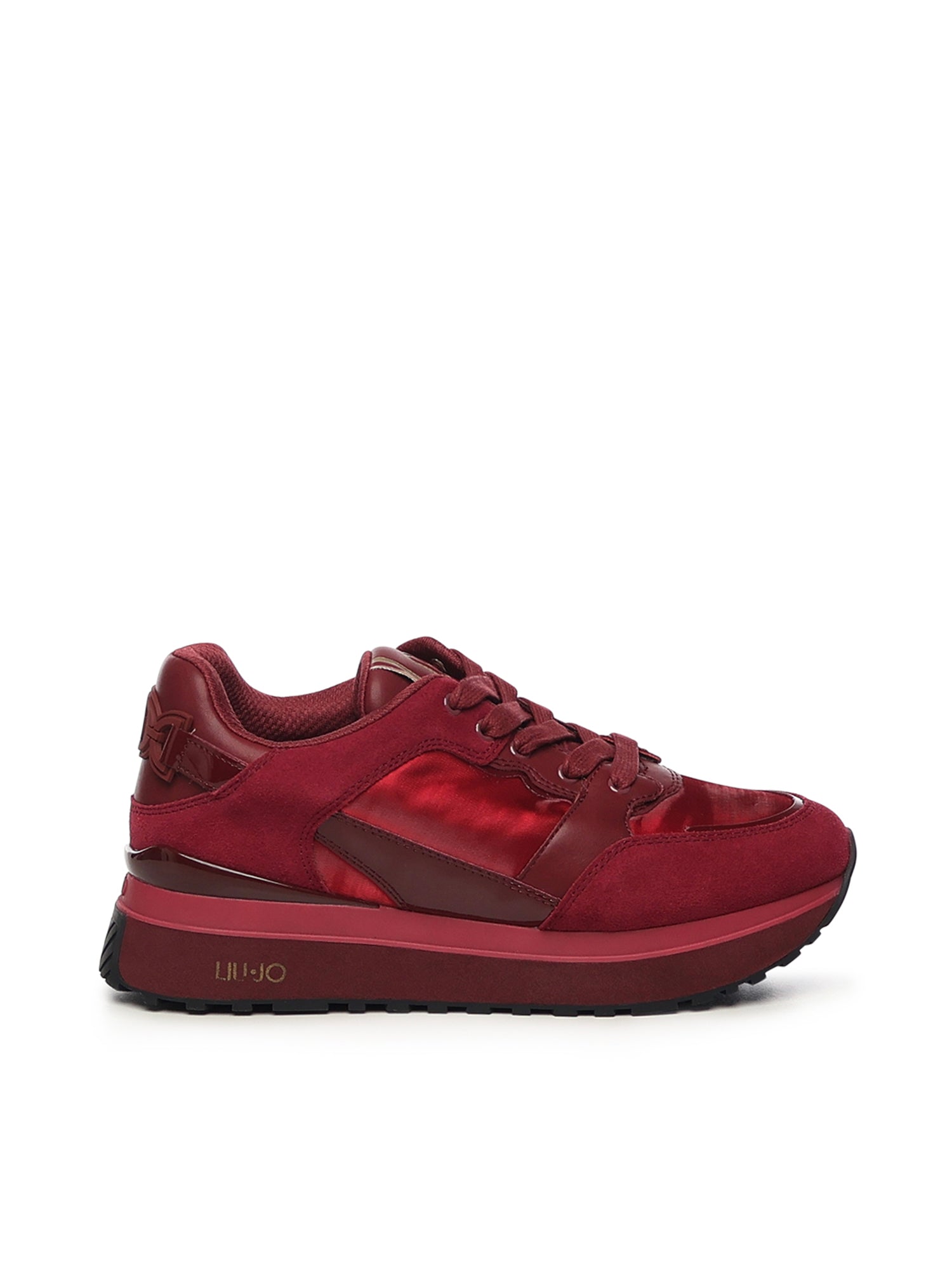 Sneakers platform in pelle<BR/> BF5005PX522 S1231 LIU JO 
