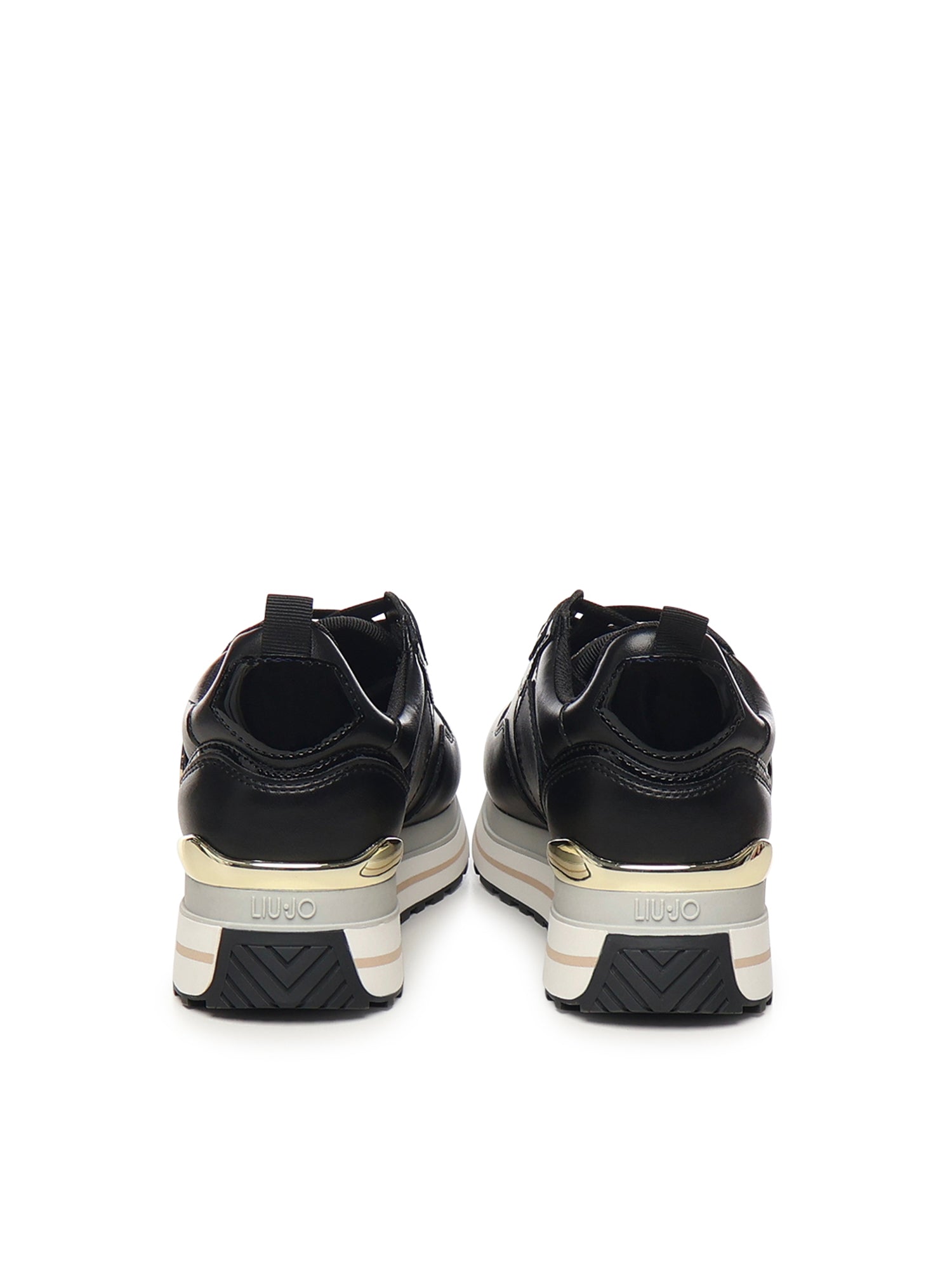 Sneakers platform in pelle<BR/> BF5009P0102 22222 LIU JO 