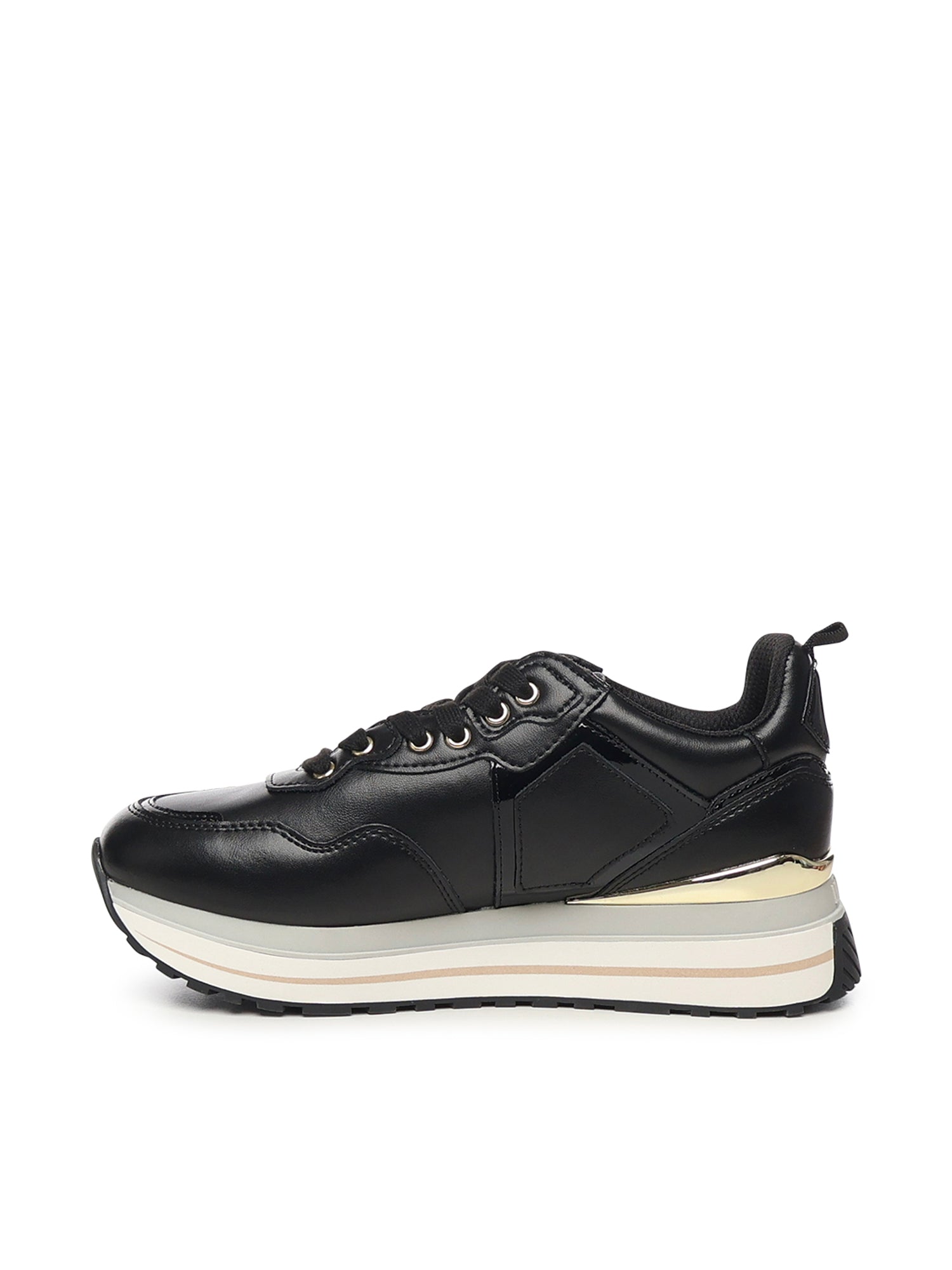 Sneakers platform in pelle<BR/> BF5009P0102 22222 LIU JO 