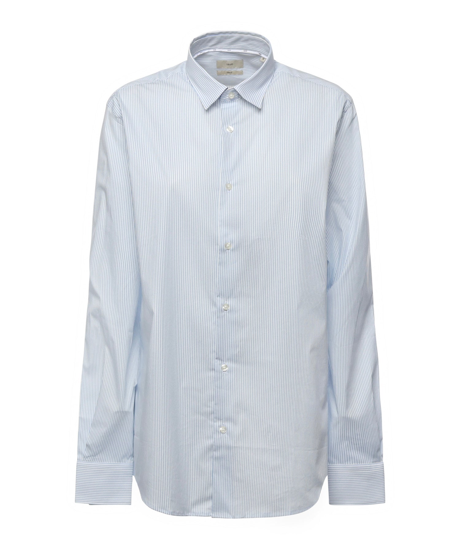 Camicia in cotone QF5097 T4354M9801 LIU JO 