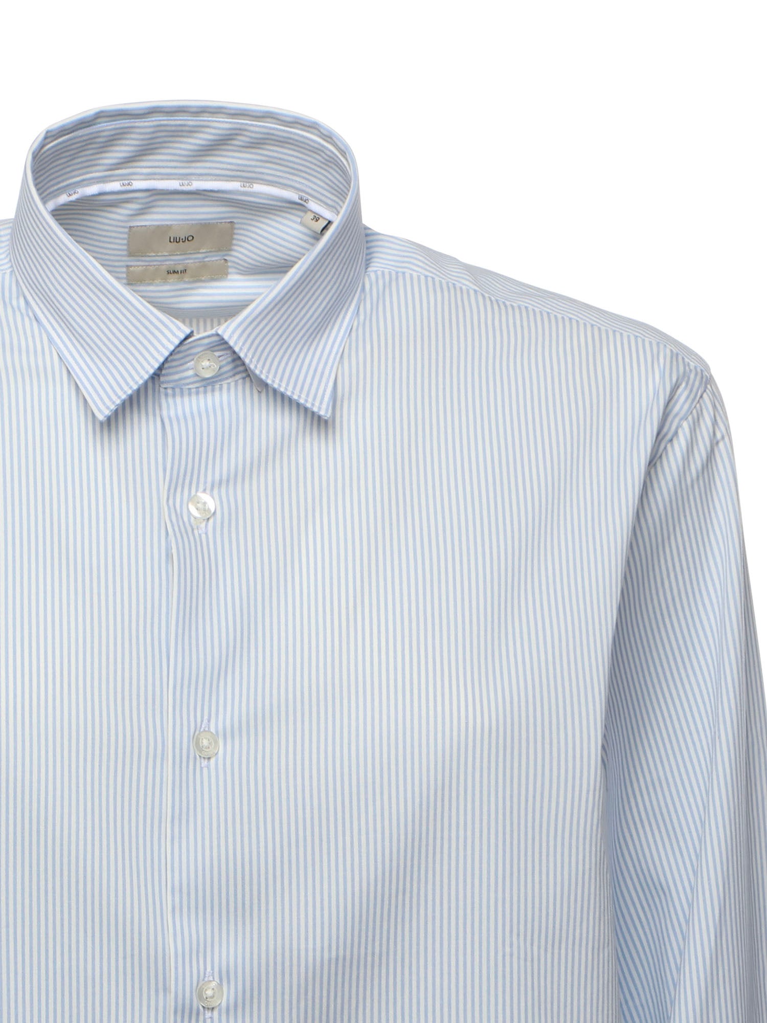 Camicia in cotone QF5097 T4354M9801 LIU JO 