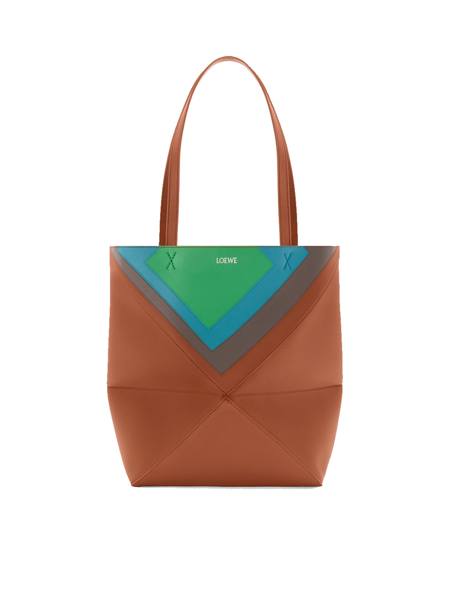 Borsa Puzzle Fold Tote media in nappa di vitello A779G50X96 143 LOEWE 