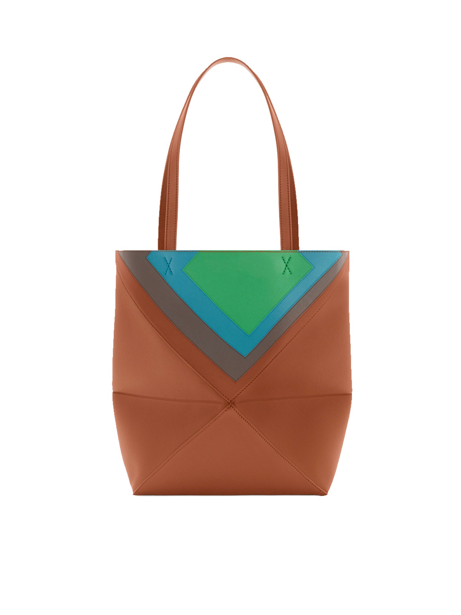 Borsa Puzzle Fold Tote media in nappa di vitello A779G50X96 143 LOEWE 