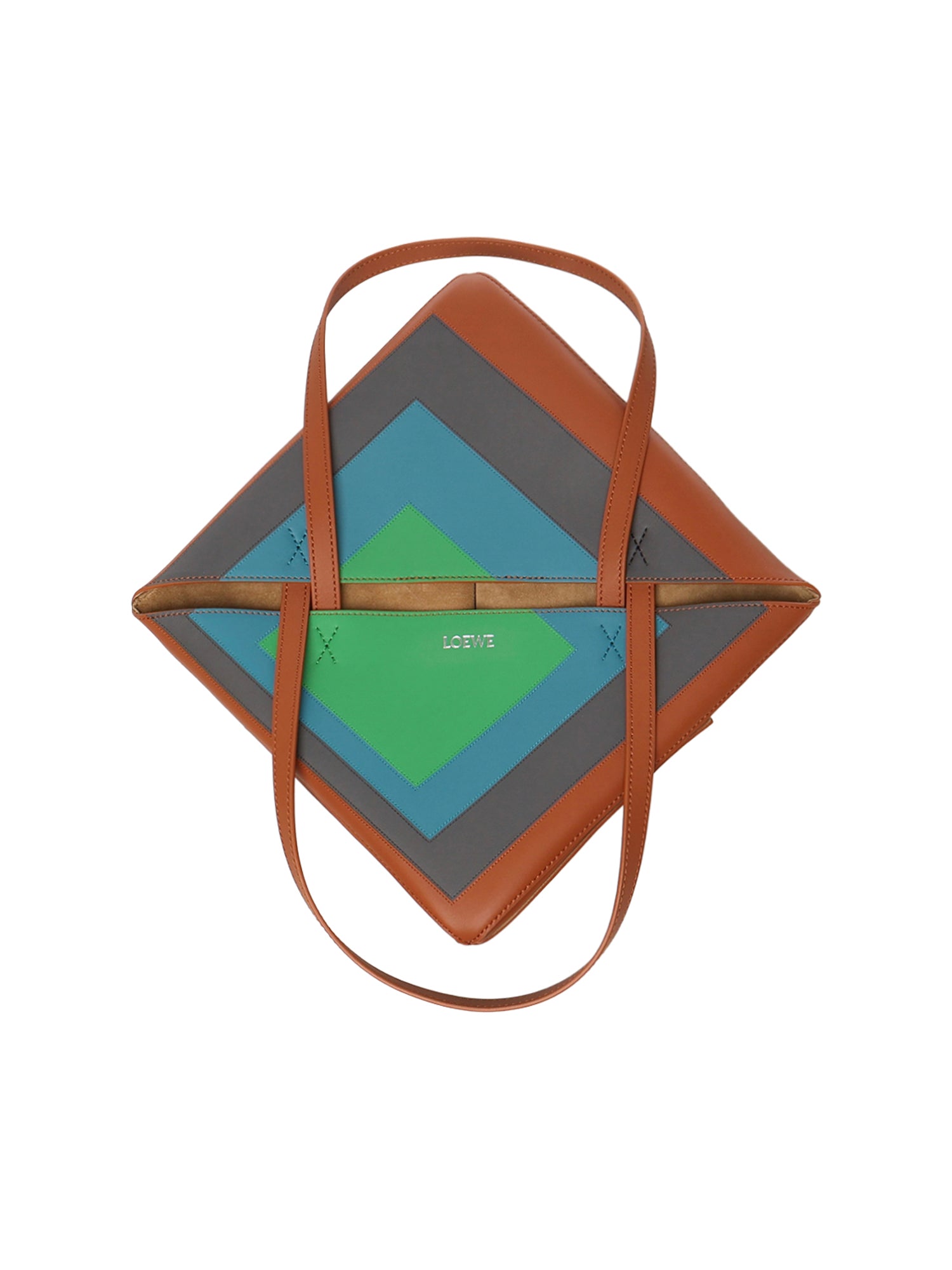 Borsa Puzzle Fold Tote media in nappa di vitello A779G50X96 143 LOEWE 