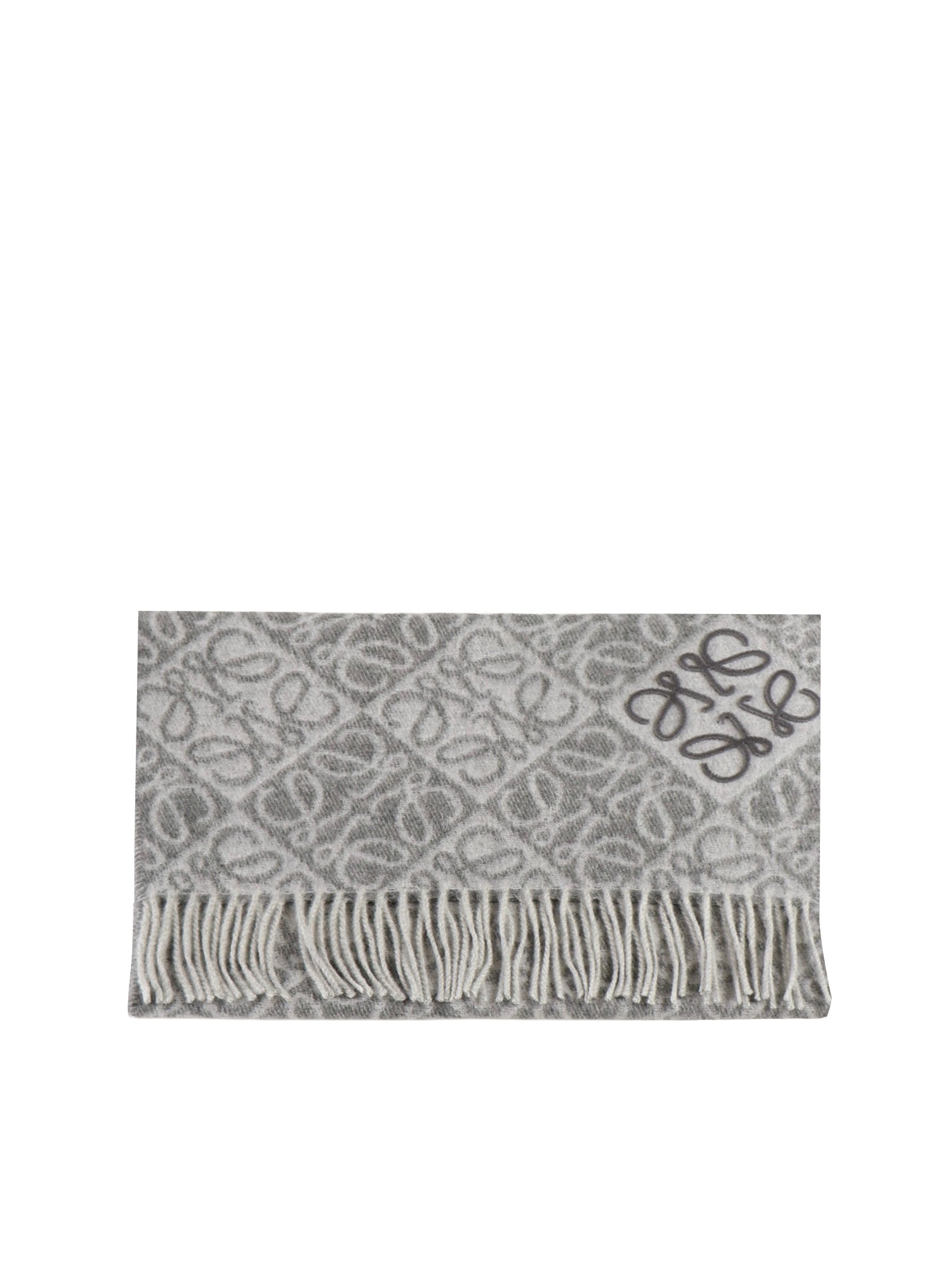 Sciarpa anagram in lana e cashmere F811SS1X01 1120 LOEWE 