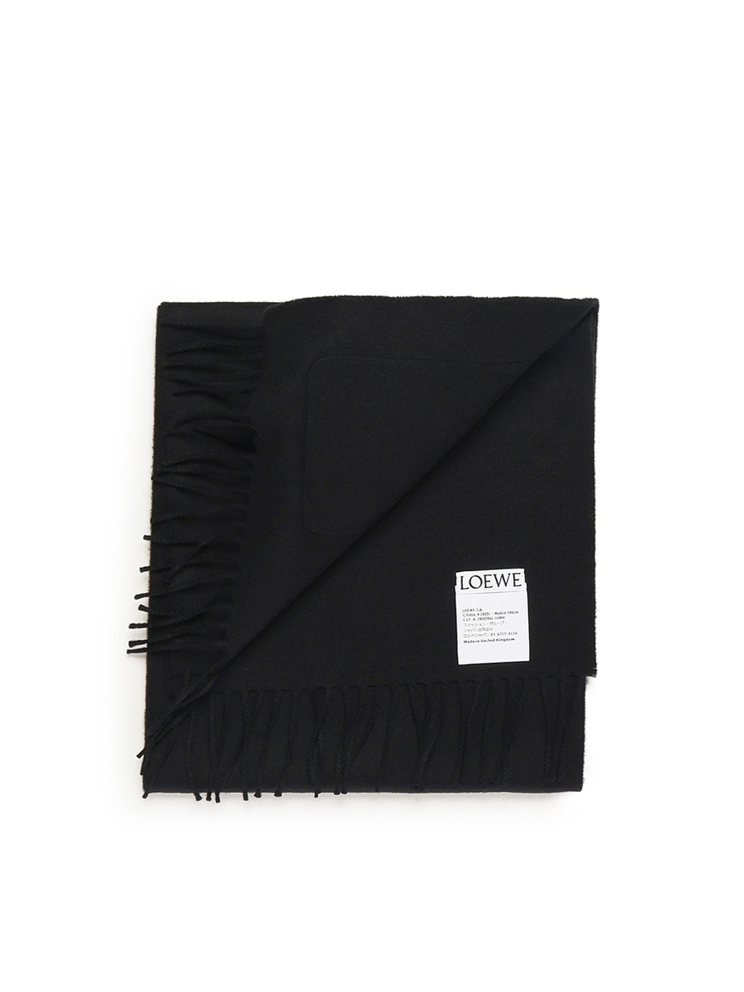 Sciarpa in lana e cashmere FSA5SS1W01 1100 LOEWE 
