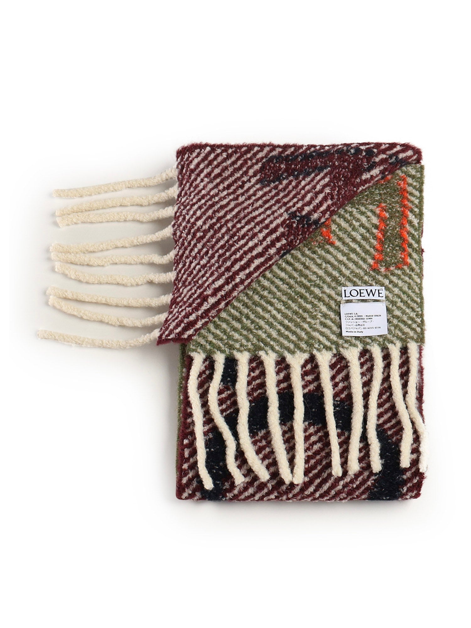 Sciarpa in misto lana e alpaca FSA7SS3X01 5353 LOEWE 