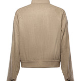 Giacca con zip in lana e cashmere H526Y02WC1 8586 LOEWE 