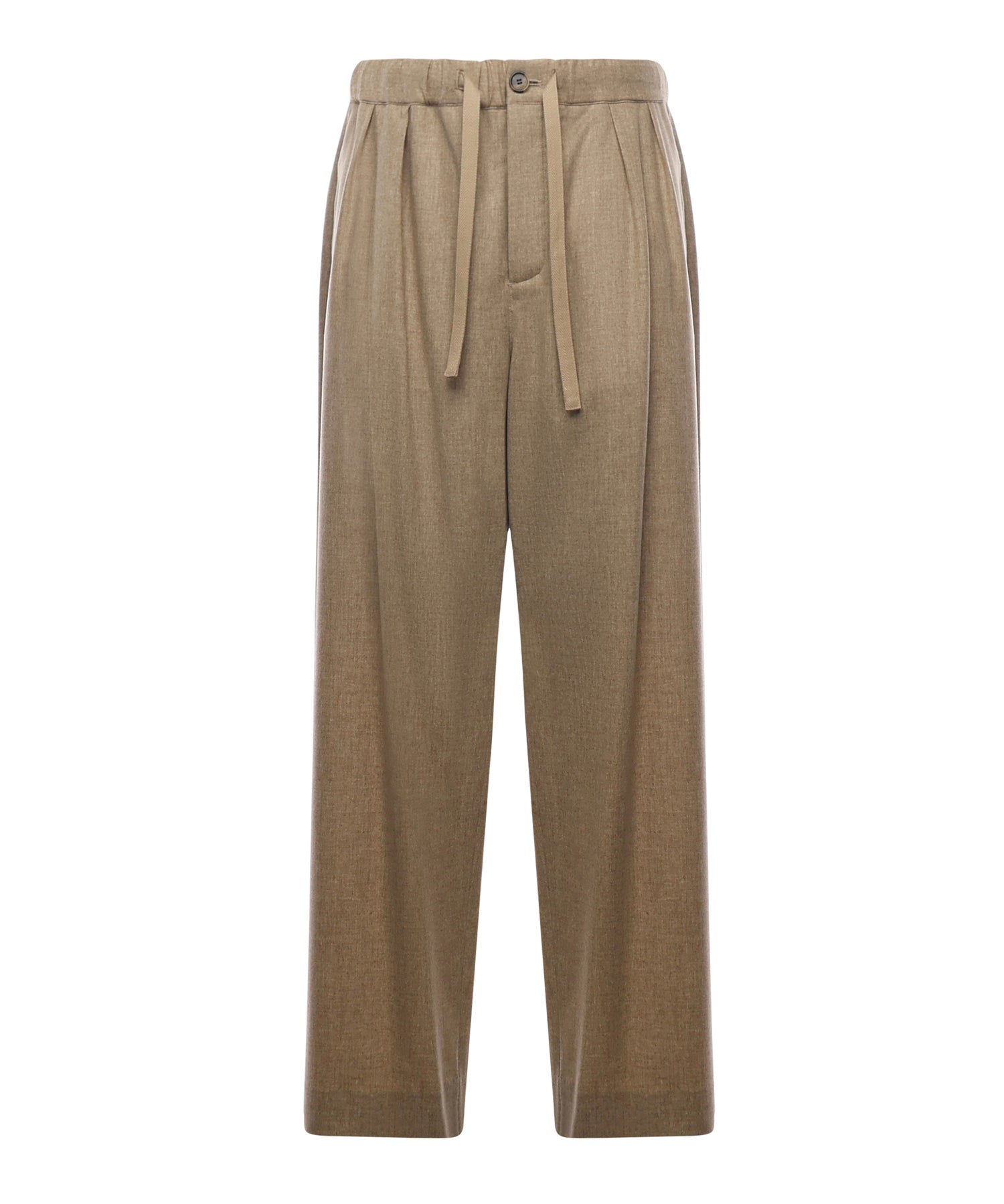 Pantaloni con coulisse in lana e cashmere H526Y04WHA 8586 LOEWE 