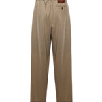 Pantaloni con coulisse in lana e cashmere H526Y04WHA 8586 LOEWE 