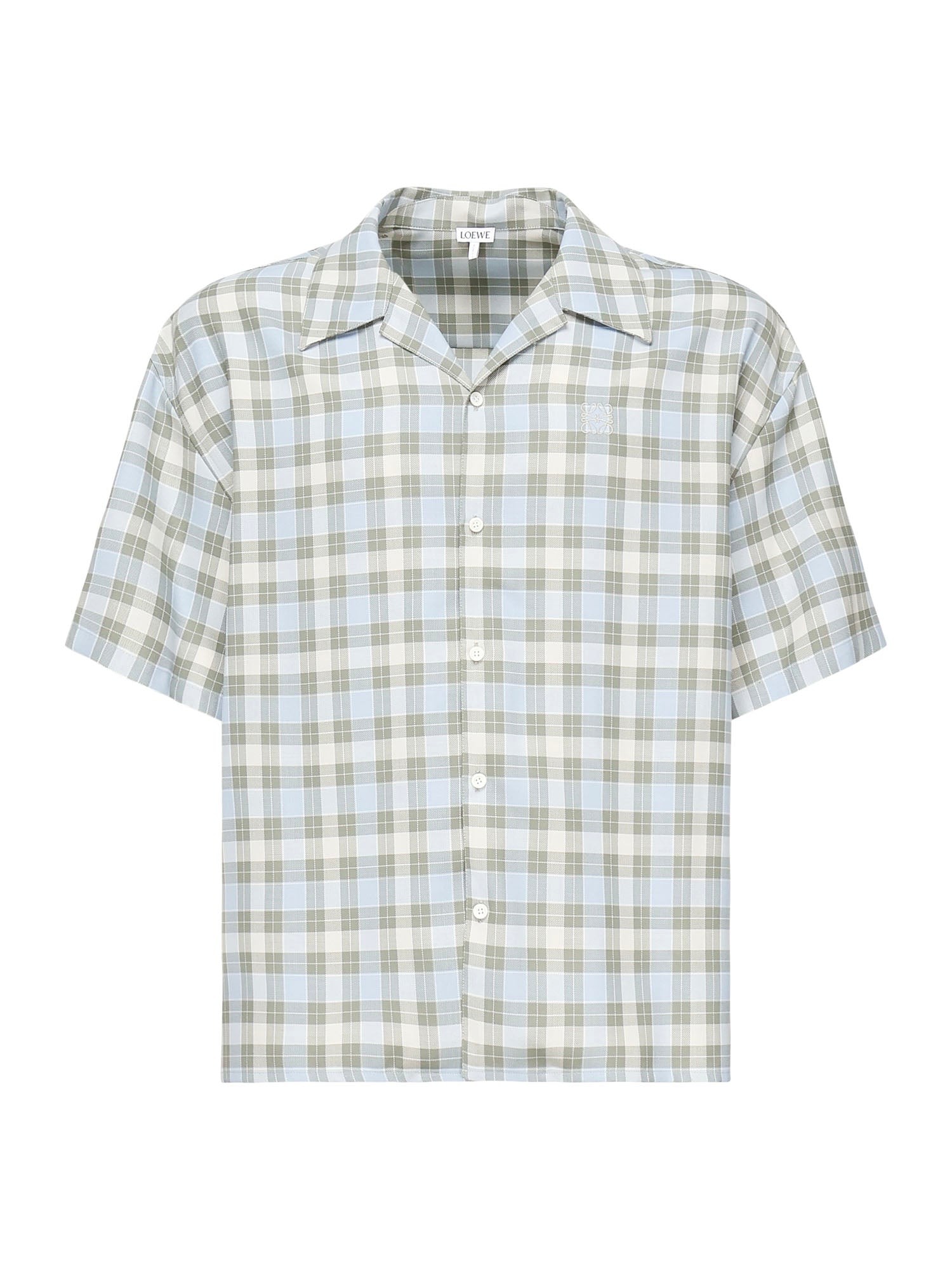 Camicia a maniche corte in misto lana H526Y05WF0 5149 LOEWE 