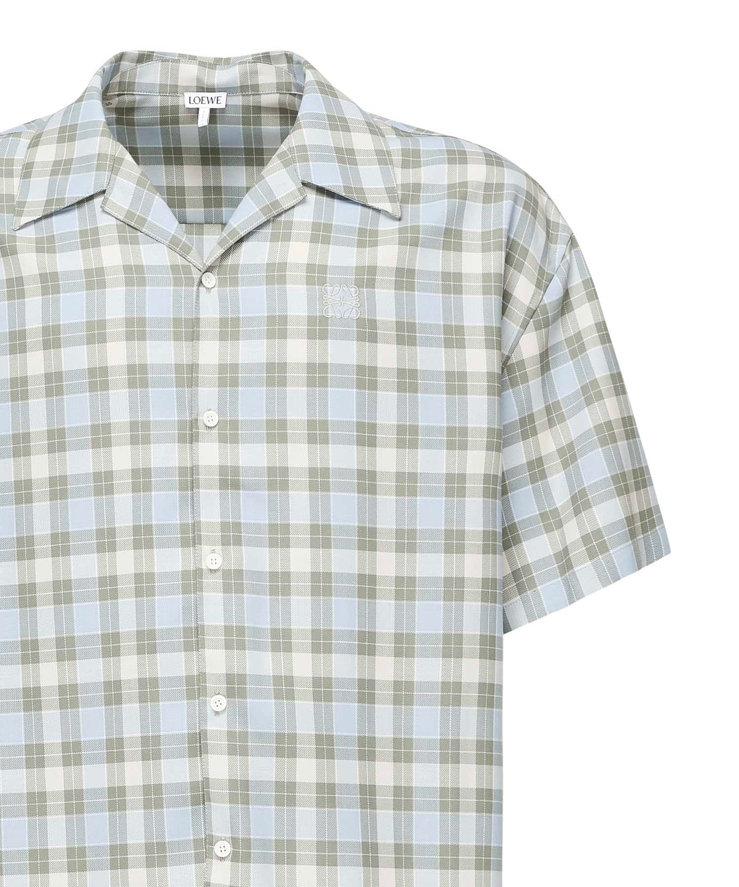 Camicia a maniche corte in misto lana H526Y05WF0 5149 LOEWE 