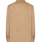 Giacca-camicia in lana vergine e cashmere H526Y05WF2 3151 LOEWE 