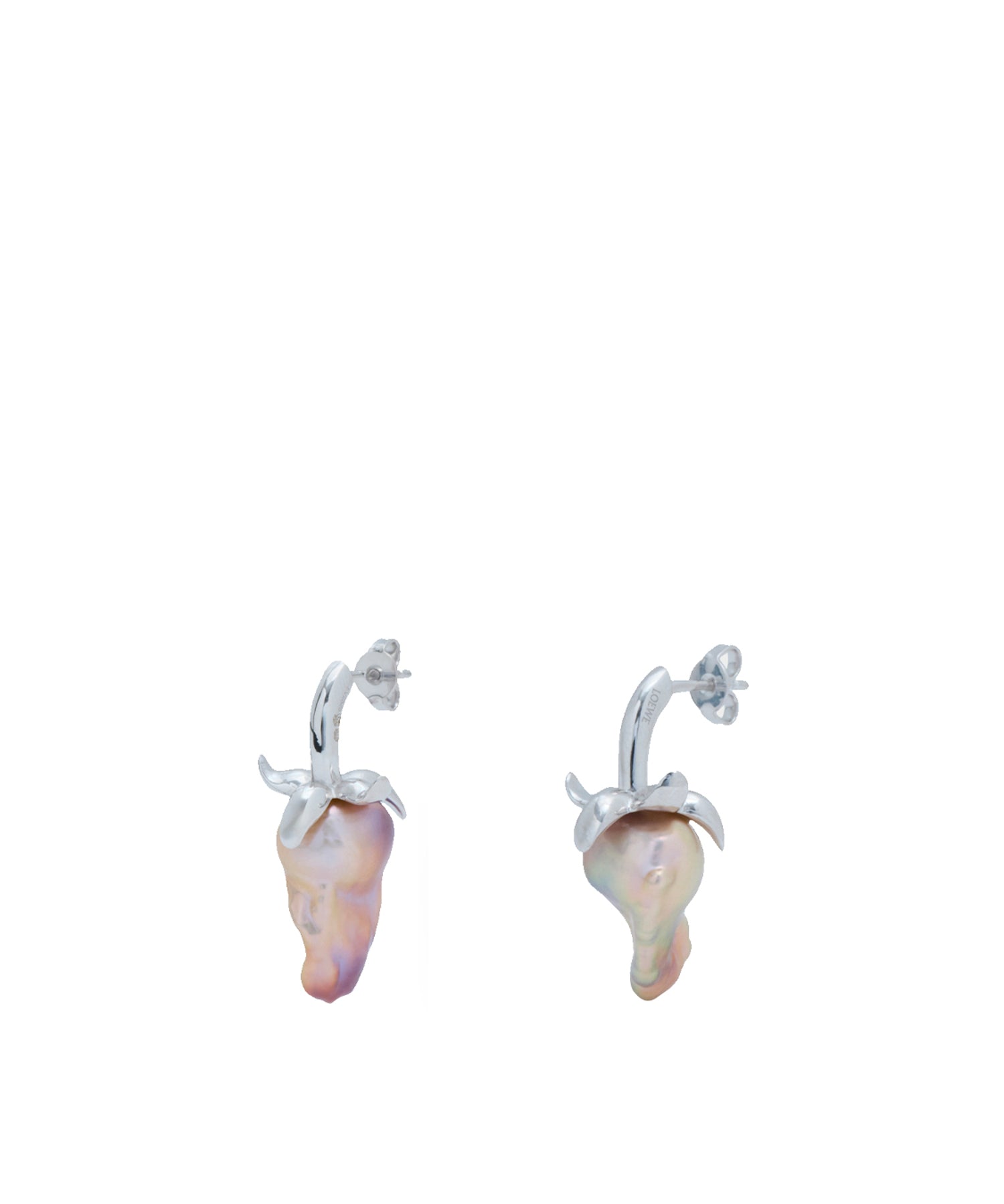 Orecchini fragola in argento sterling e perla JJ39239X01 4818 LOEWE 