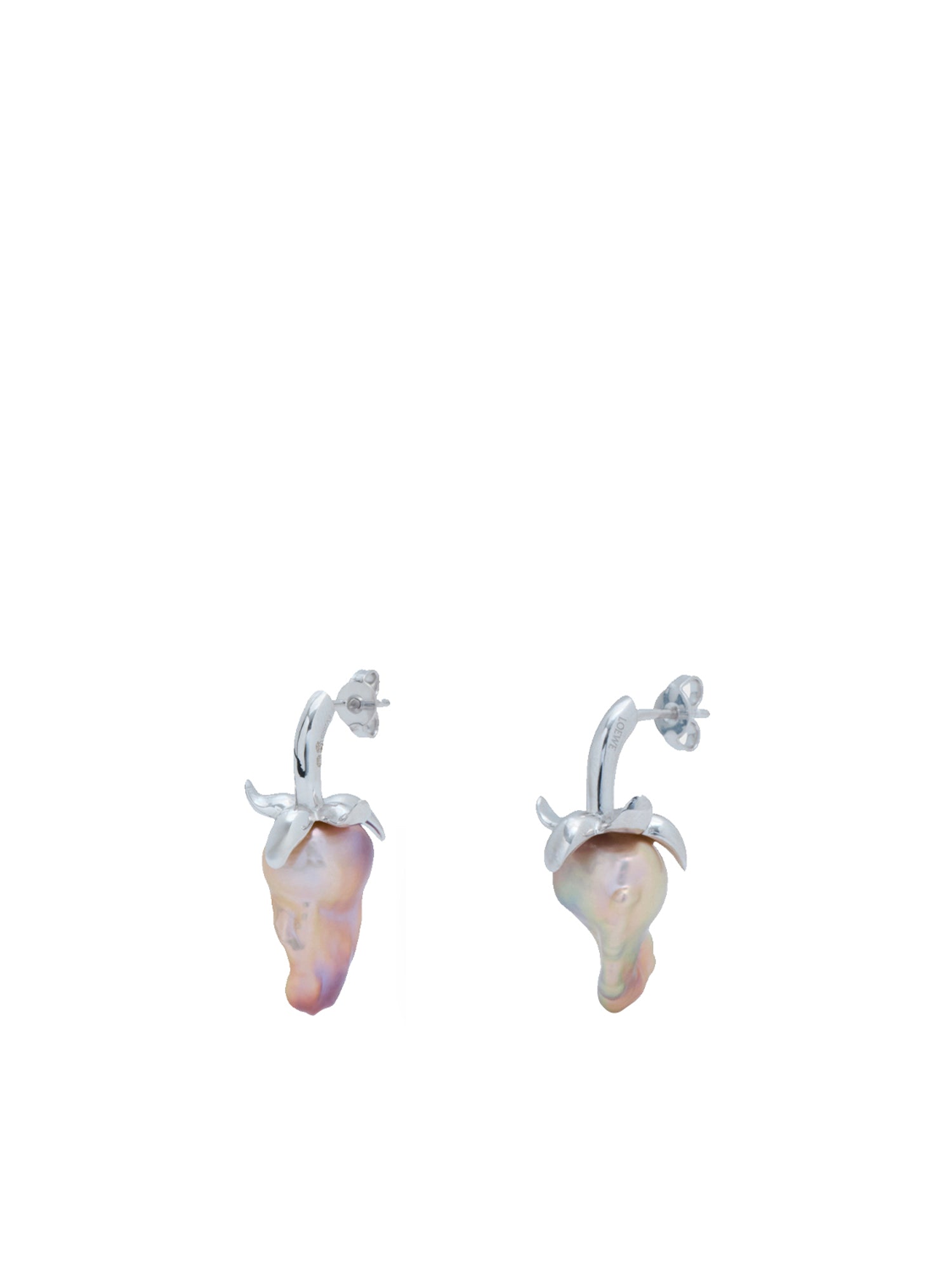 Orecchini fragola in argento sterling e perla JJ39239X01 4818 LOEWE 