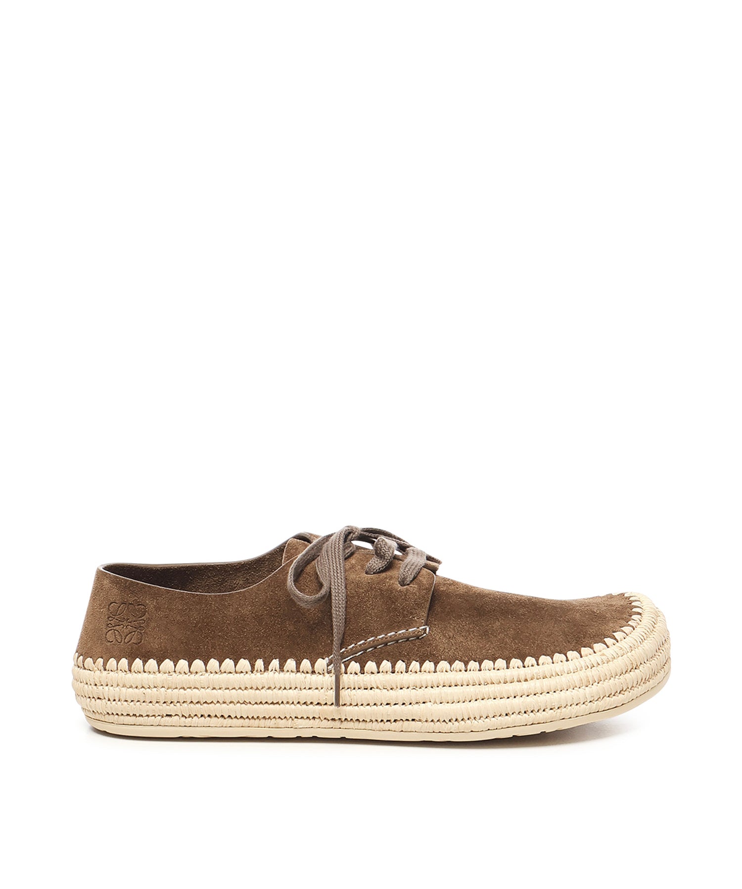 Stringate Rio in pelle scamosciata e rafia M526284X01 3170 LOEWE 