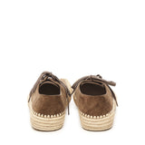 Stringate Rio in pelle scamosciata e rafia M526284X01 3170 LOEWE 
