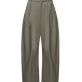 Pantaloni Barrel in cotone e seta S359Y04XH1 4160 LOEWE 