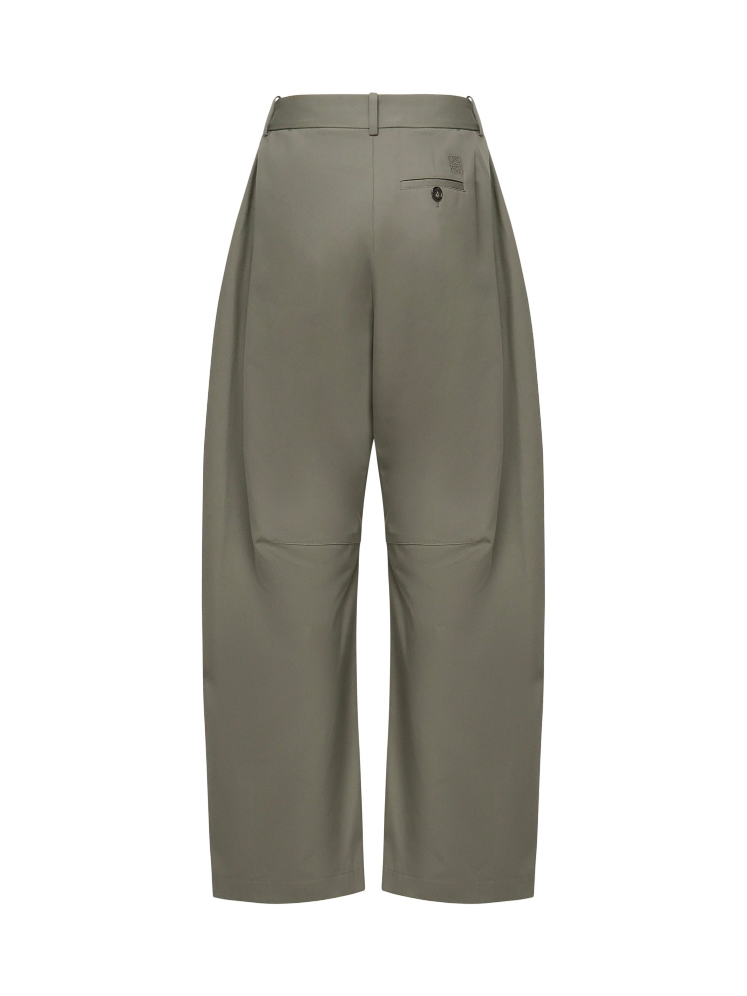 Pantaloni Barrel in cotone e seta S359Y04XH1 4160 LOEWE 