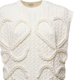 Gilet Anagram in lana<BR/> S359Y14KE4 2100 LOEWE 