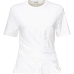 T-shirt drappeggiata in misto cotone S359Y22XA2 2100 LOEWE 