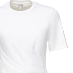 T-shirt drappeggiata in misto cotone S359Y22XA2 2100 LOEWE 
