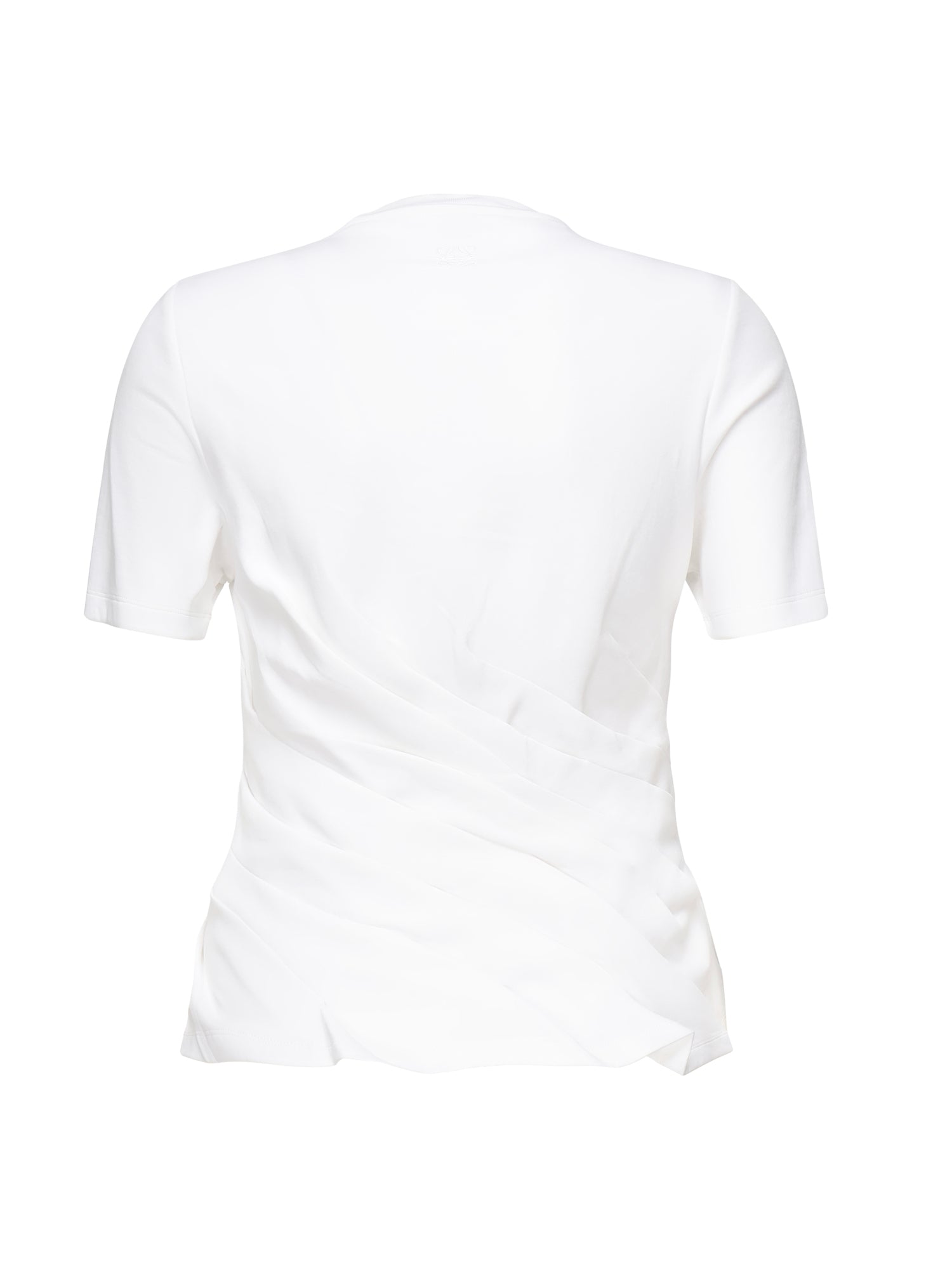 T-shirt drappeggiata in misto cotone S359Y22XA2 2100 LOEWE 