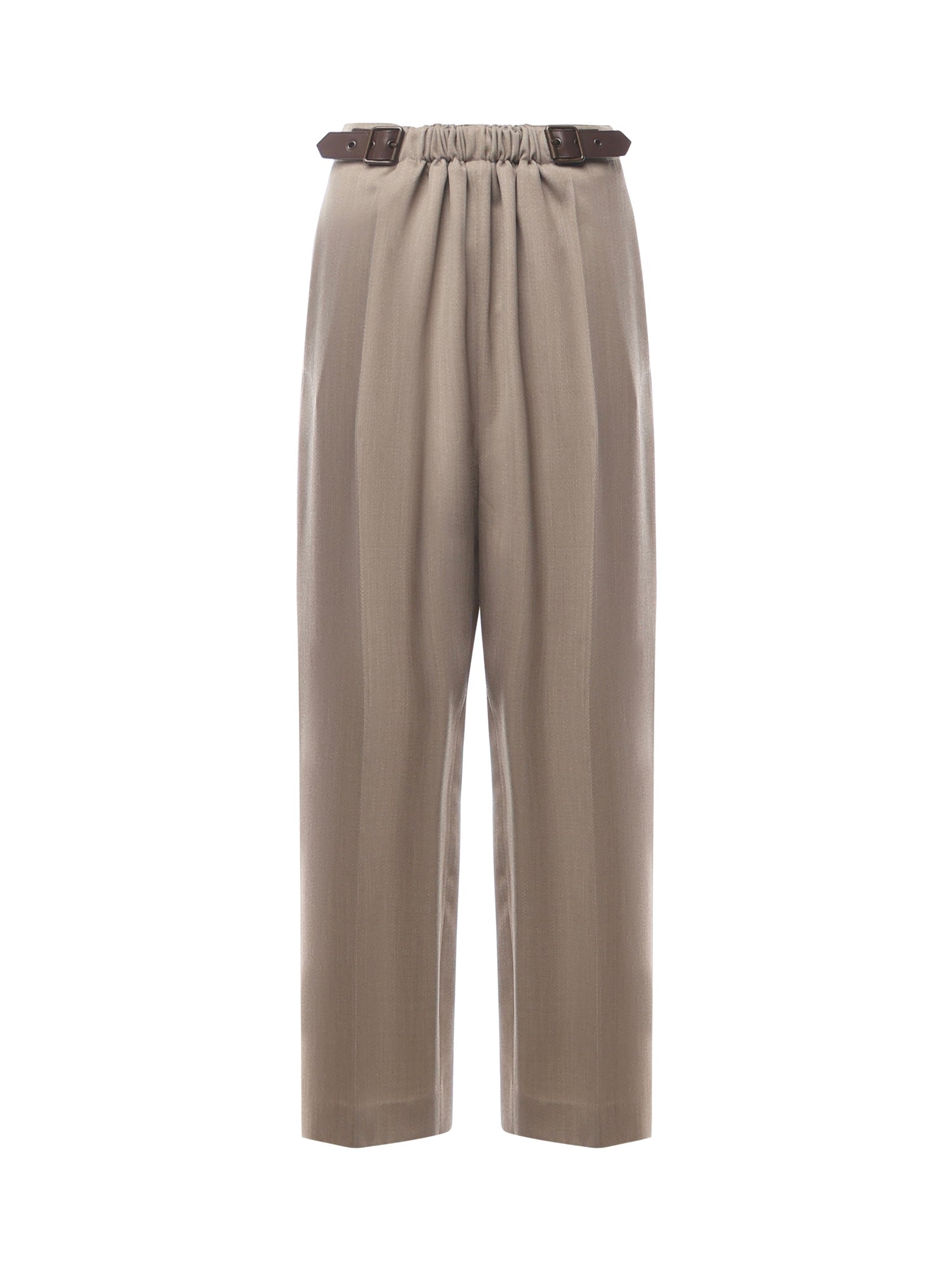 Pantaloni con cintura in lana S540Y04XM8 8586 LOEWE 