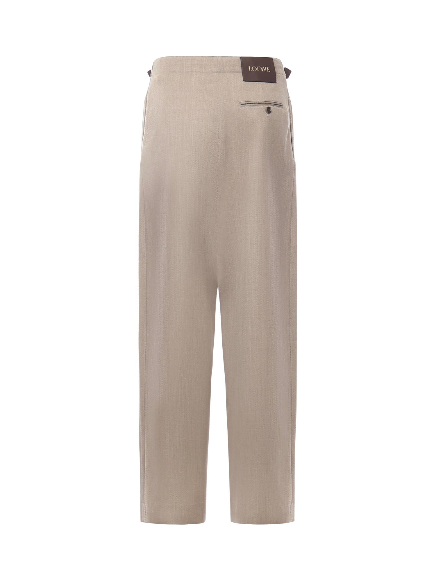 Pantaloni con cintura in lana S540Y04XM8 8586 LOEWE 