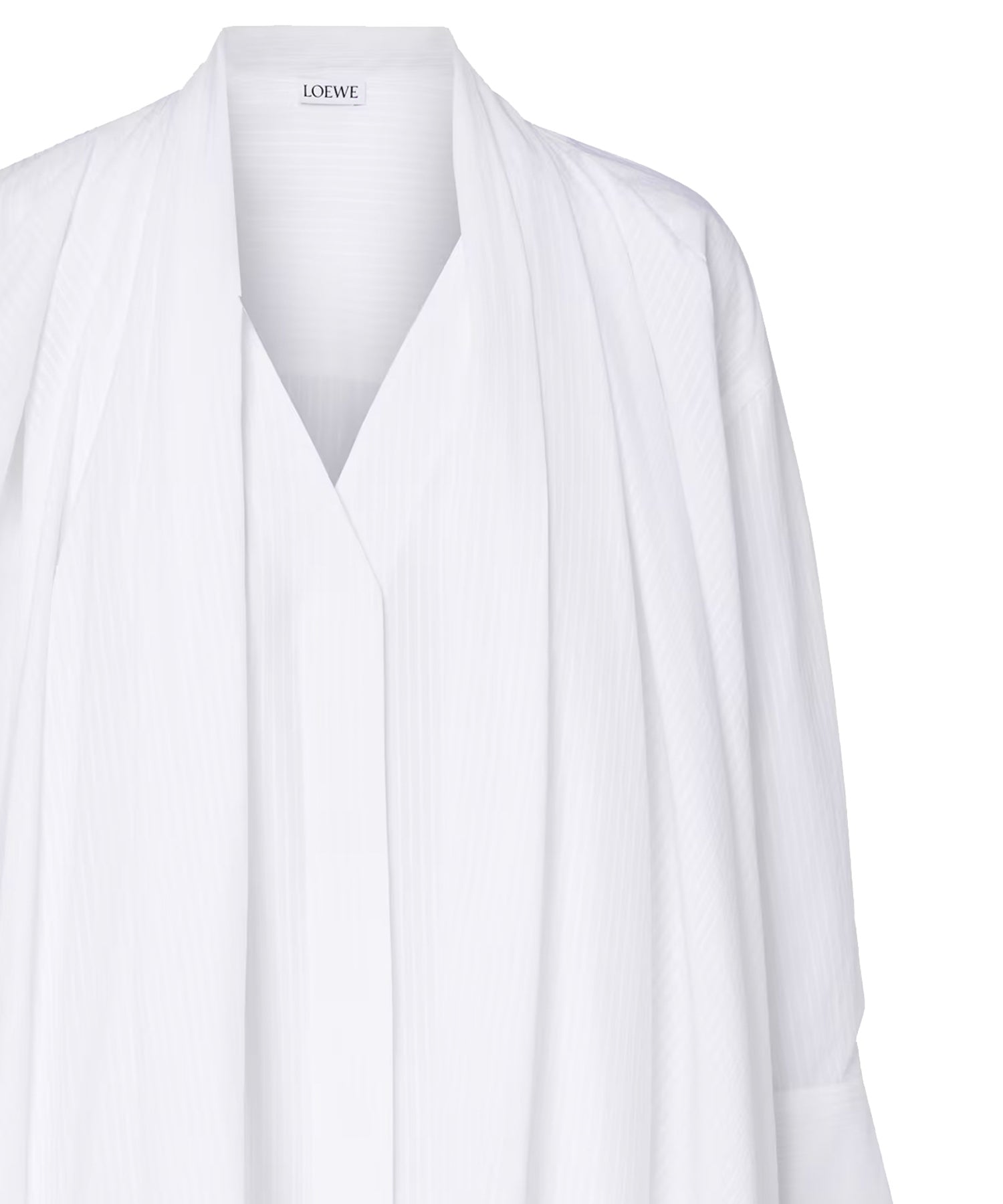 Abito drappeggiato in cotone S540Y09XTU 2100 LOEWE 