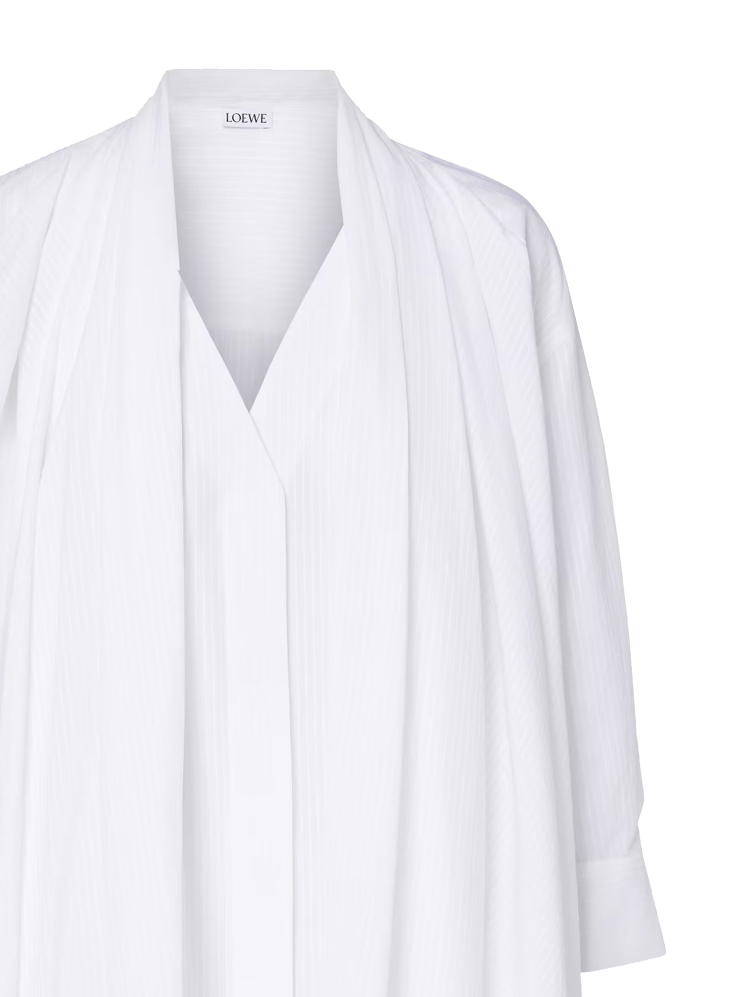 Abito drappeggiato in cotone S540Y09XTU 2100 LOEWE 