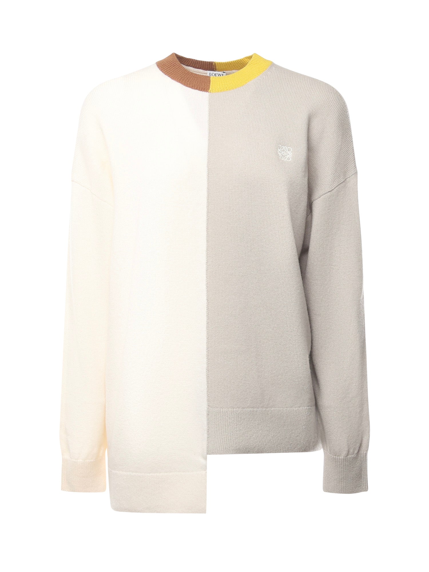 Maglia asimmetrica in lana S540Y14KGN 142 LOEWE 