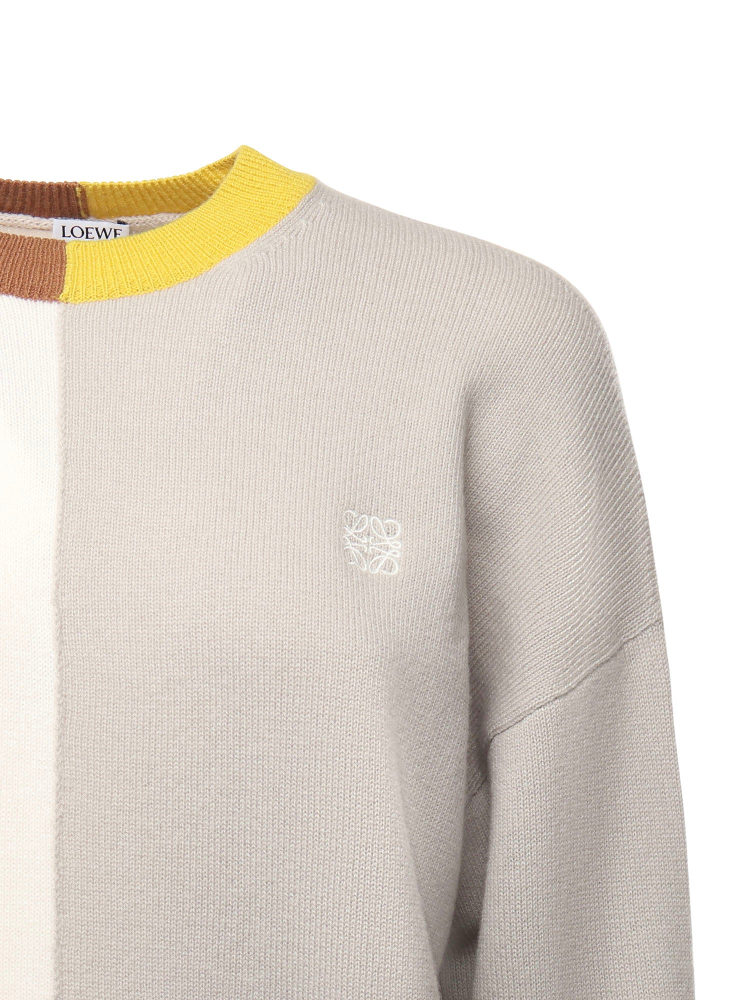 Maglia asimmetrica in lana S540Y14KGN 142 LOEWE 